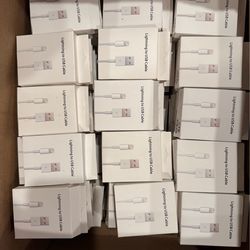 150 New Lightning to USB Charging Cables – Bulk Lot