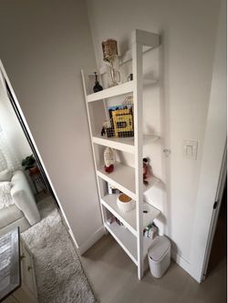 Crate & Barrel Ladder book shelf