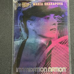 2022 Skybox Metal Universe Maria Sharapova 🔥 Intimidation Nation #IN-12