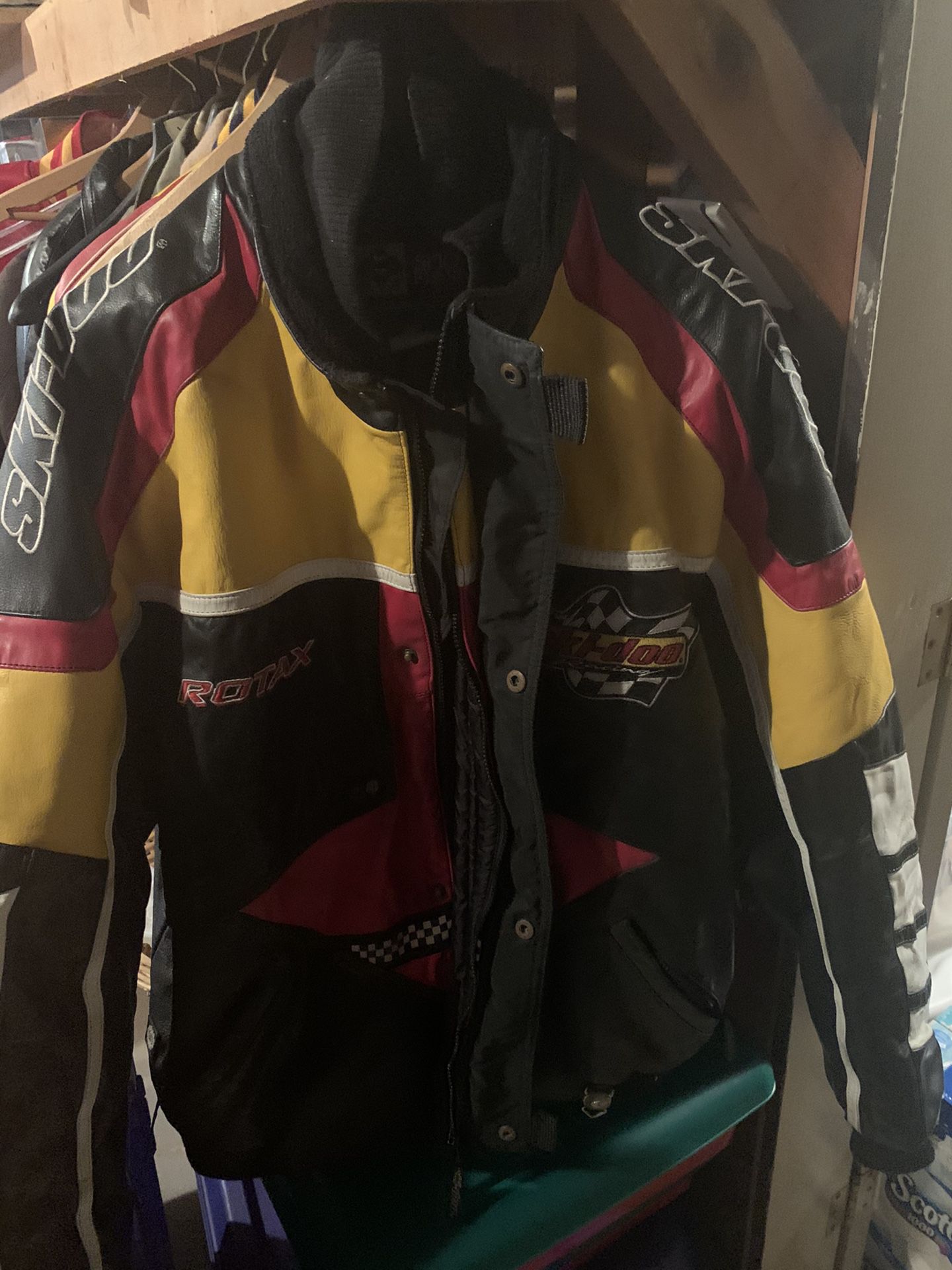 Heavy Leather Ski Doo snowmobile jacket in Great shape!