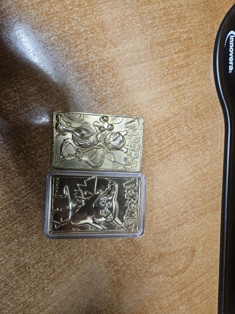 Pokemon Gold Plated Cards