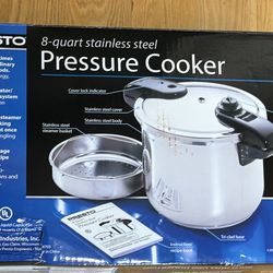 PRESTO 8-quart Stainless Steel Pressure Cooker