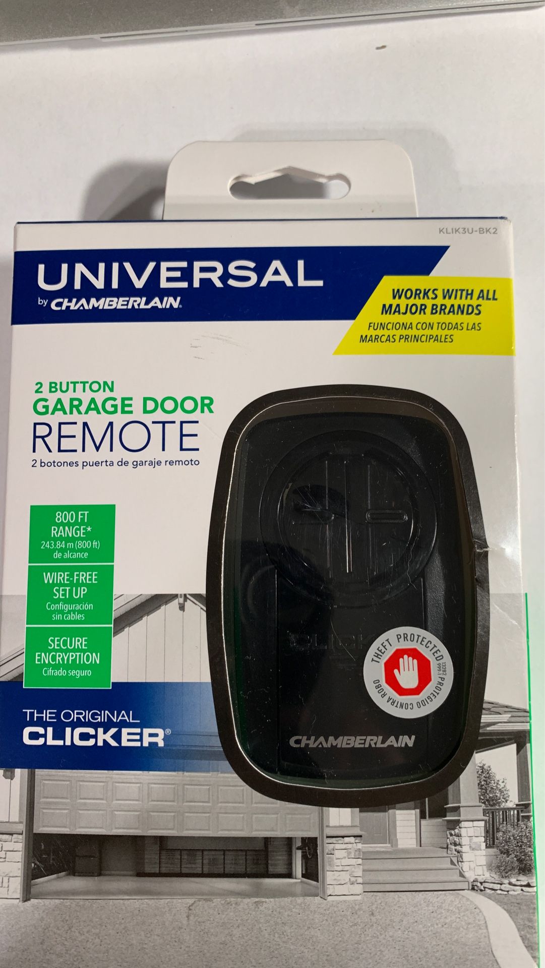 Universal by chamberlain garage door remote
