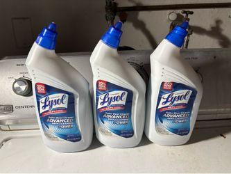 Lysol Advanced Power Clinging Gel Toilet Bowl Cleaner, 32 fl oz  -  $4  each