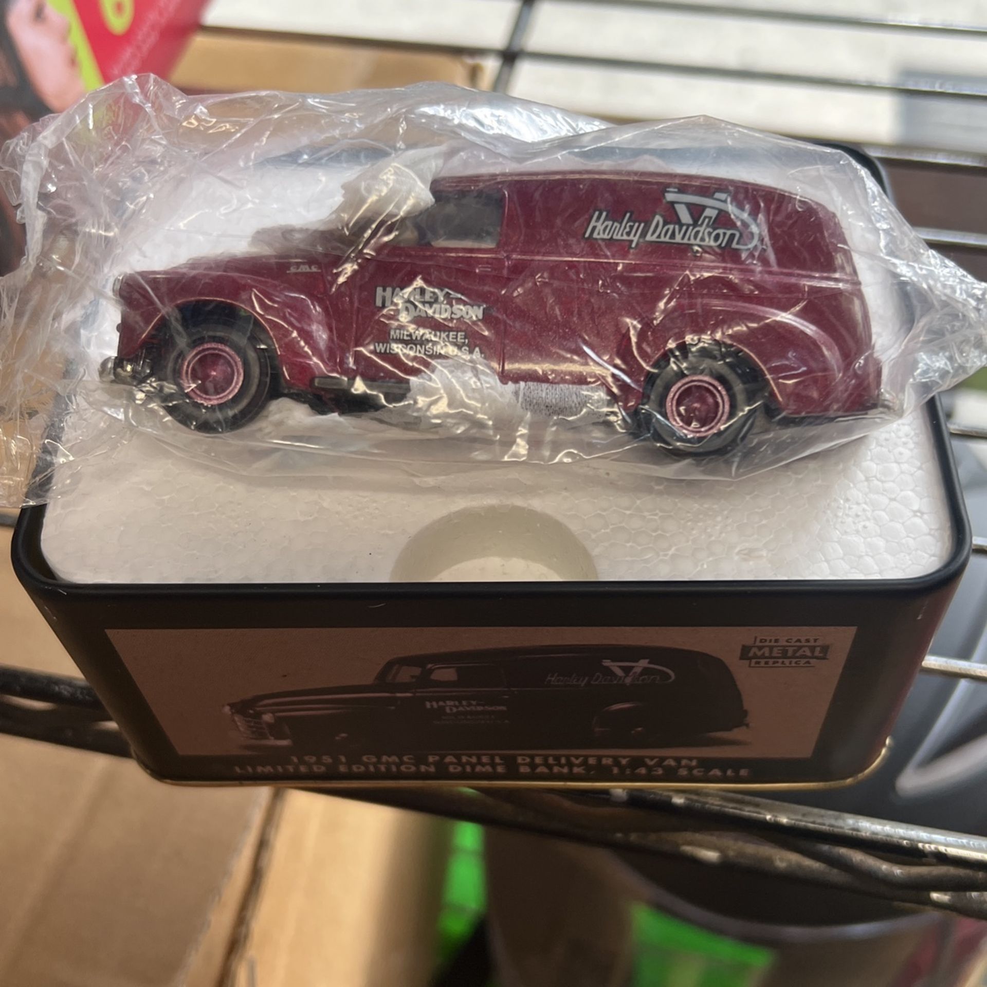 Harley Davidson Panel Truck Toy