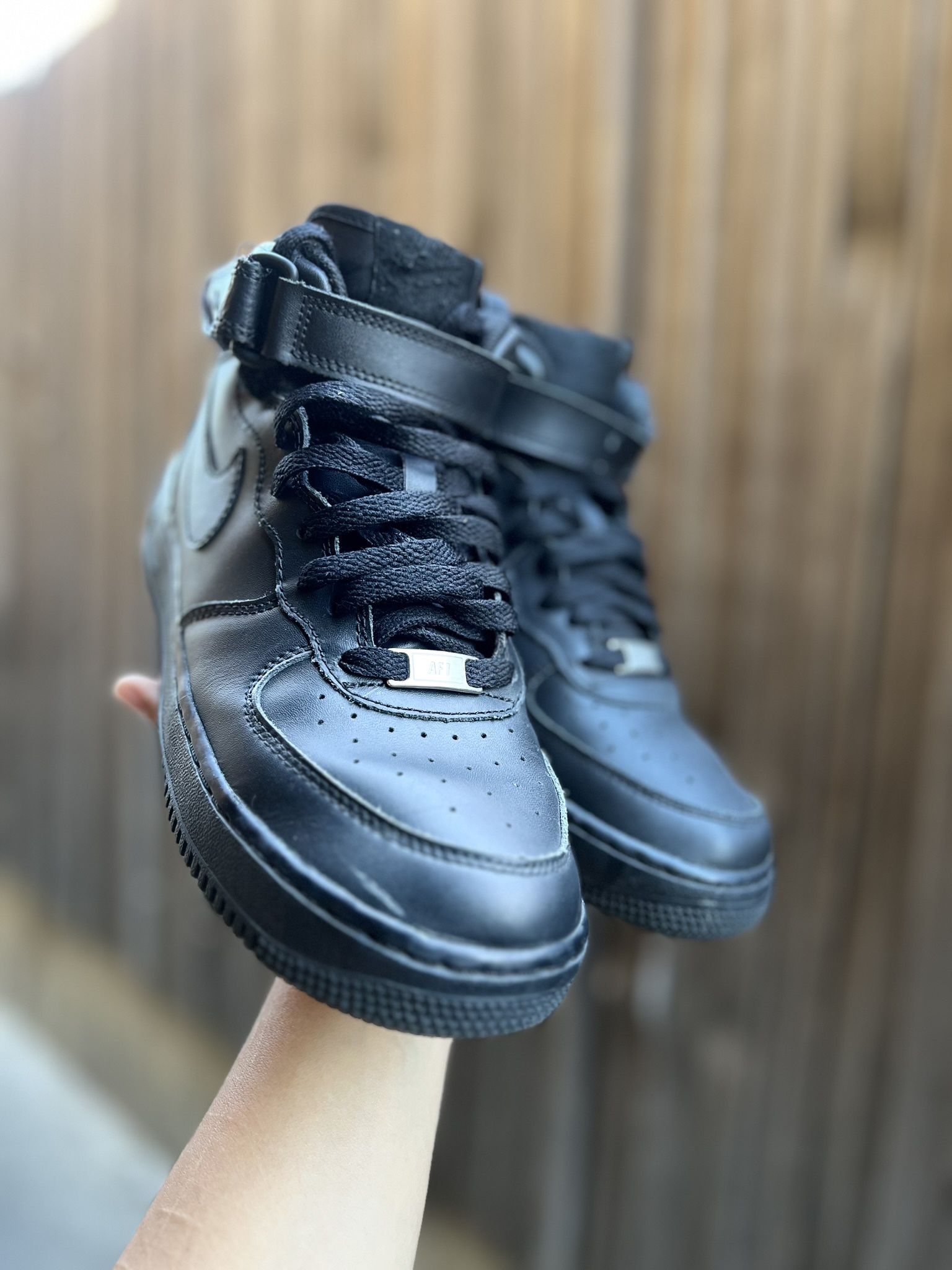 Nike Black Air Forces Shoes