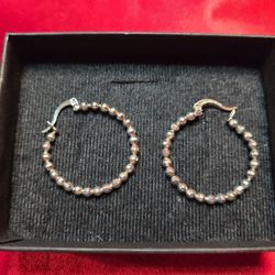silver earrings /arracadas De Plata  