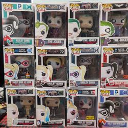 Harley Quinn & The Joker Funko POP! Figures