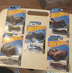 Hot Wheels Batman Batmobile Collection lot set of 5