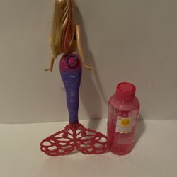 2014 Barbie Bubbletastic Mermaid Doll with Bubbles