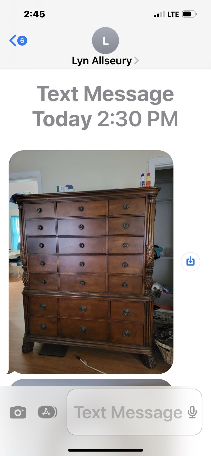 Both Antique dresses with mirror for $500