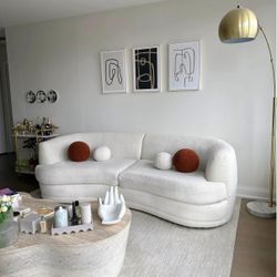 3 Seated Boucle Sofa