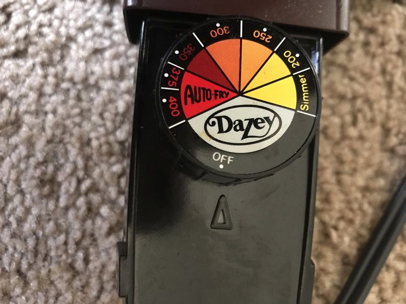 Vintage Dazey Presto Kitchen Kettle Multi Cooker Crock Pot Deep Fryer