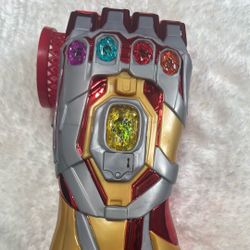 Disney Parks Collectible Iron Man’s Gauntlet Drink Cup Holder Infinity Stones Light Up 