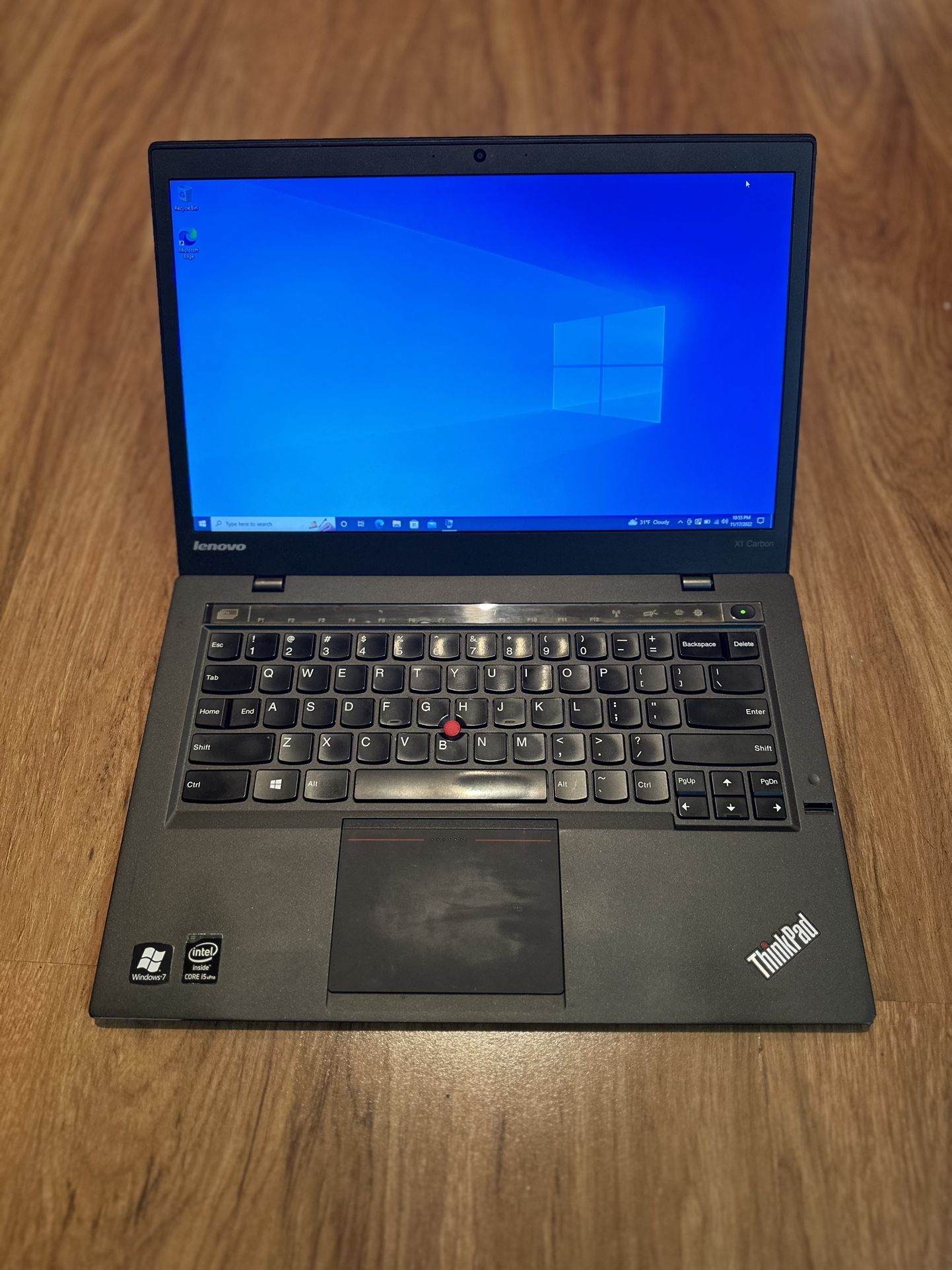 Lenovo ThinkPad X1 Carbon core i5 4th gen 8GB RAM 256GB SSD Hard Drive Windows 10 Pro 15” Light Weight Laptop with charger in Excellent Working condit