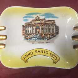 Roma Fontana Di Trevi Anno Santo Ashtray 