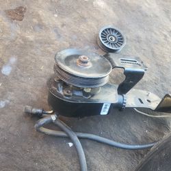 Both power steering. Pump