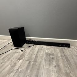 LG sound bar & sub