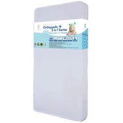 New In Slightly Damaged Box   LA Baby Slumber 2 in 1 Orthopedic Crib Mattress