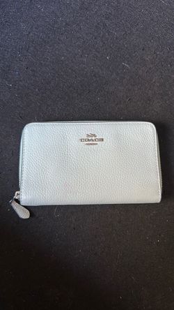 Coach Zip-Around Leather Wallet