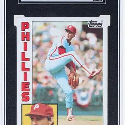 1984 Steve Carlton Topps Baseball Card Authenticated and Graded