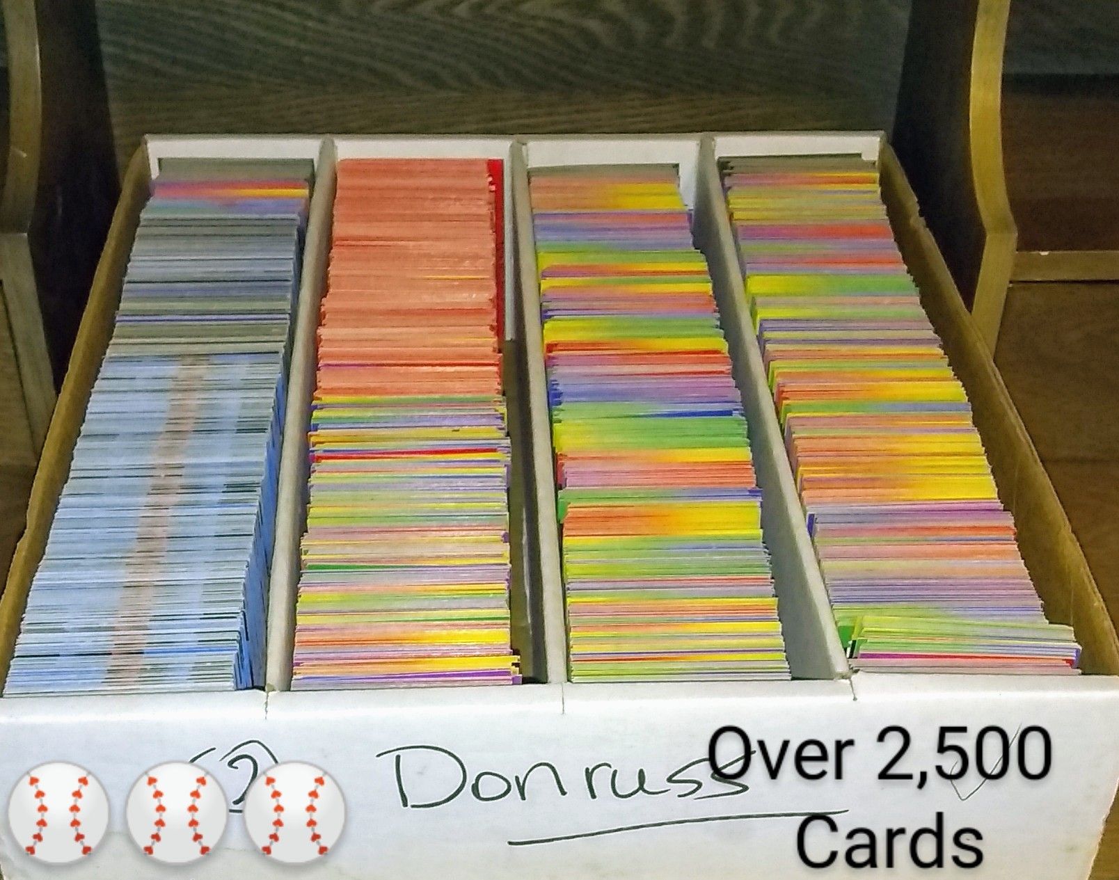 Donruss & Topps Baseball MLB Sports Trading Cards 2,500 K +