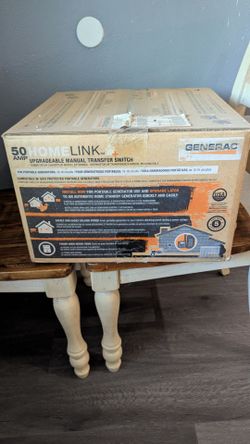 Generac home link transfer switch for generator