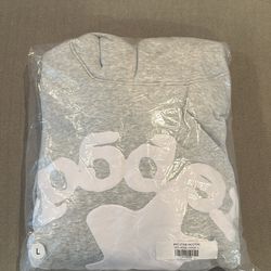 Sp5der Big Star Grey Hoodie