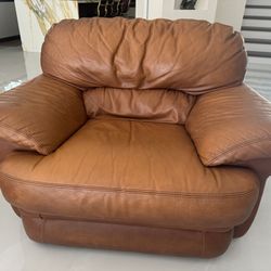 Single Leather Sofa