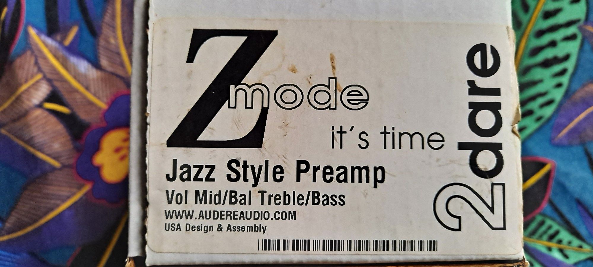 Audere Pro JZ3 - 3 Band Jazz Bass Style Preamp
