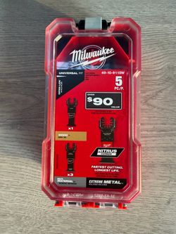 Milwaukee Multi-Tool Oscillating Blade Kit w/ NITRUS & Bi-Metal Blades (5-Piece)