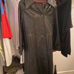 Leather women’s jacket large