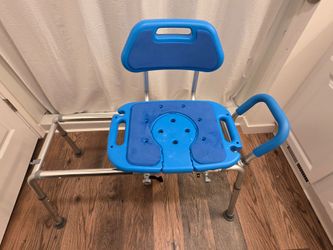 Hydroglyde Premium Sliding Transfer Bench -  Padded Seat