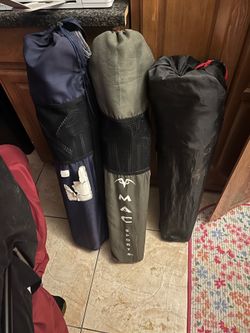 3 collapsible chairs