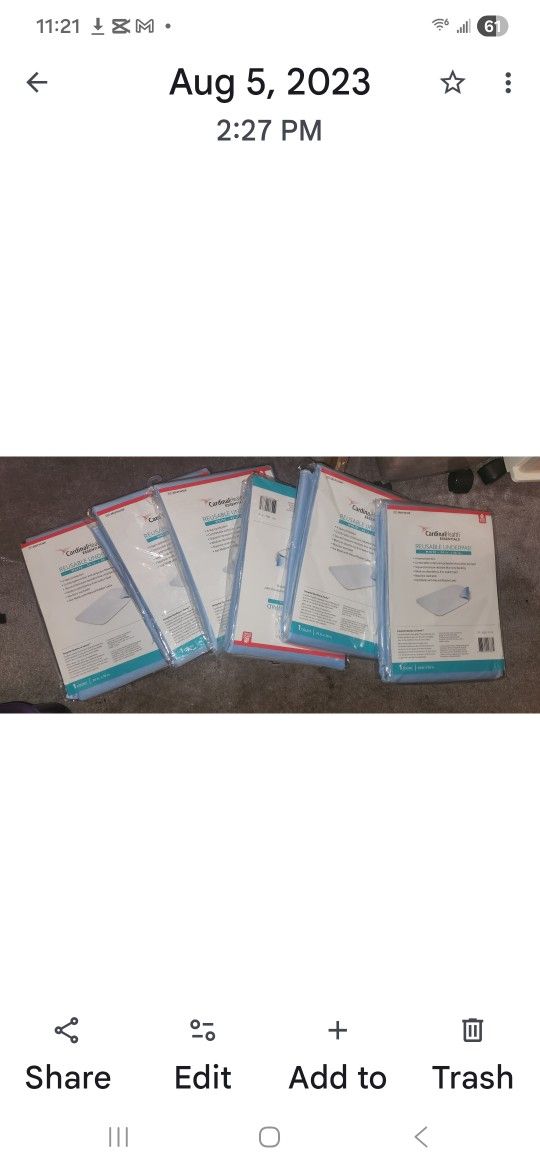 Cardinal Reusable Washable Bed Pads 4 Ct.