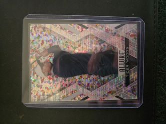 Tiger woods 2026 glitter bomb card allure golf