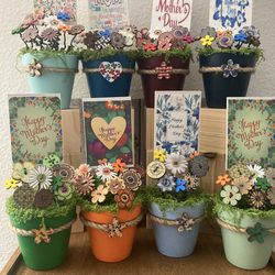 Mother’s Day Flower Button Bouquets ($6.00 each)