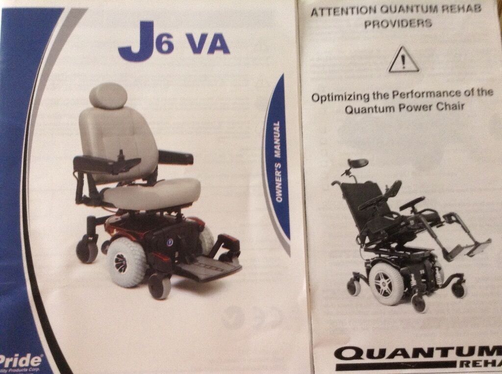 Quantum J6 Pride Mobility Motorized Wheelchair 