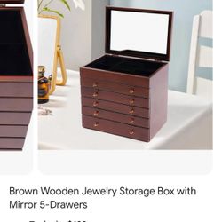 Wood Jewelry Box 