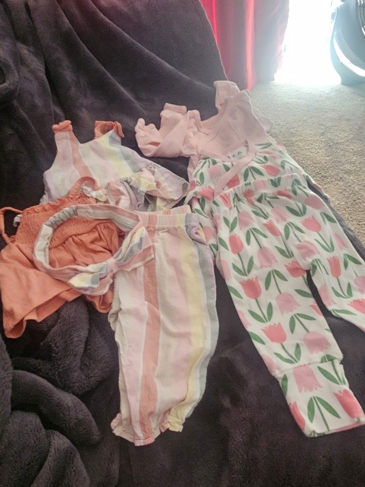 Newborn  To 3 Month Baby Girl Clothes