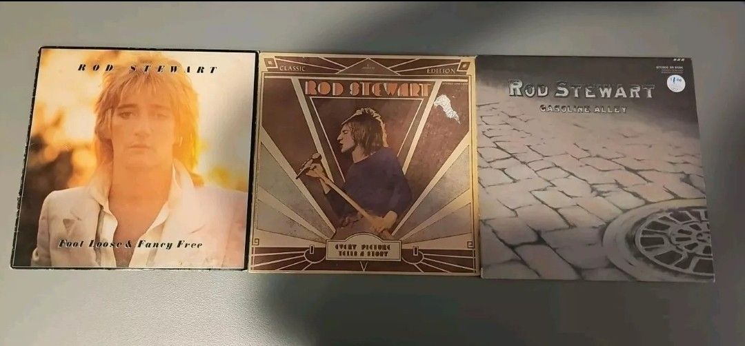 Vinyl-Rod Stewart 3 Records