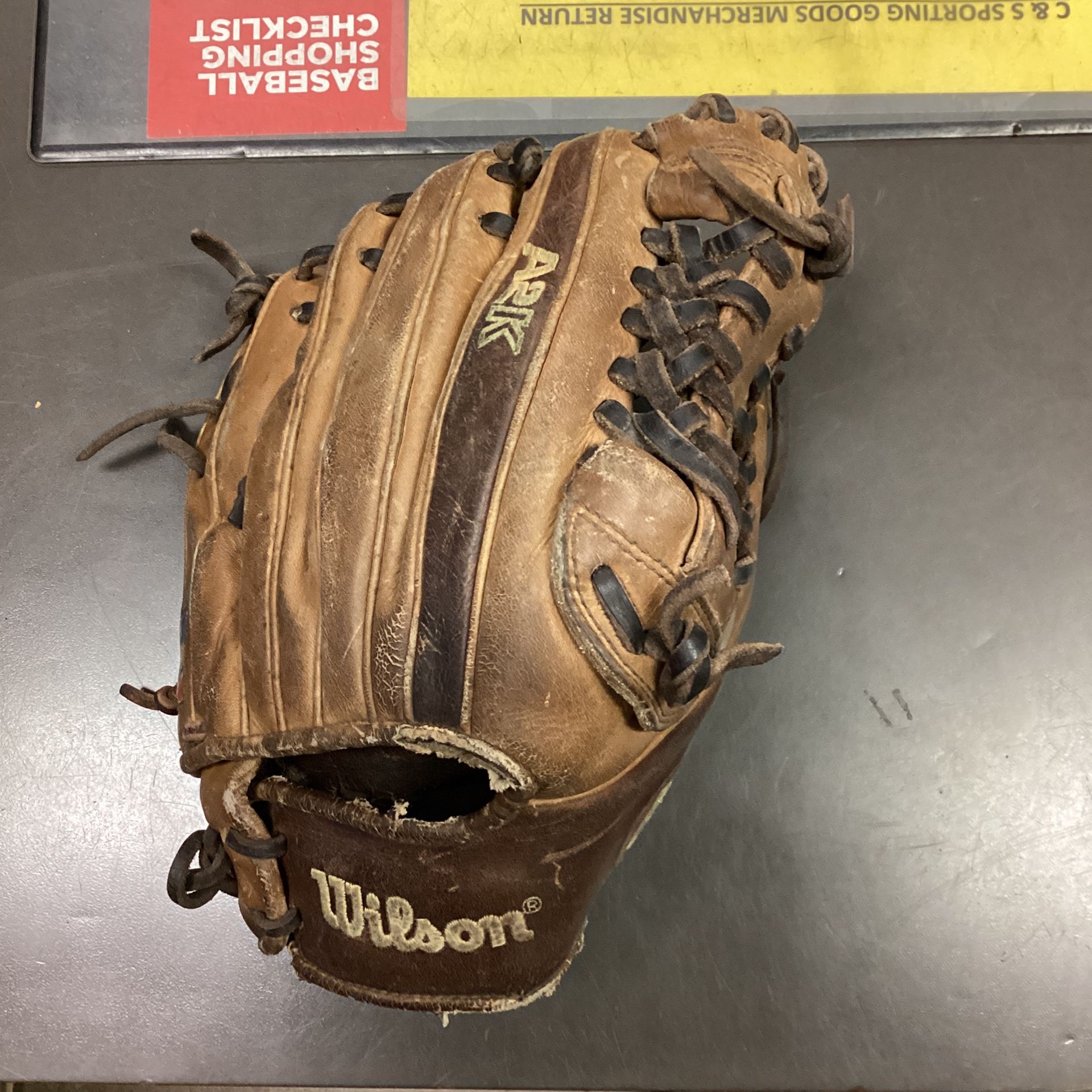 Used Wilson A2K 1786 Pro-Stock Glove SKU45-46