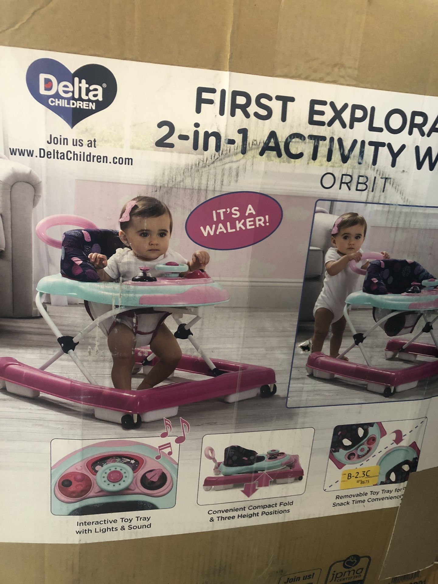 Delta children first exploration walker outlet