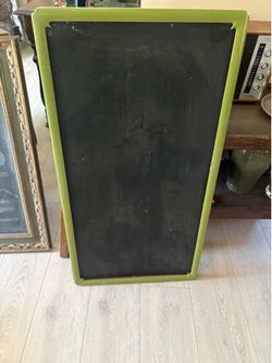 Vintage green chalkboard