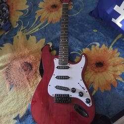 Red Bcp Electric Guitar 