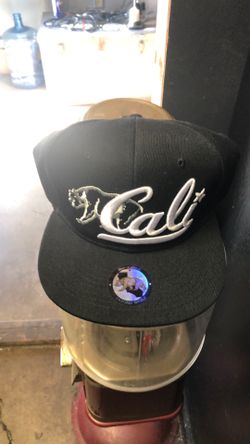 Black California bear hat