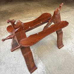 Antique Egyptian Camel Head Saddle Wood Stool $ 180 OBO