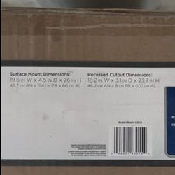 Glacier Bay Medicine Cabinet