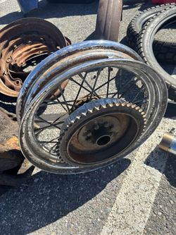 Harley Davidson rear wheel