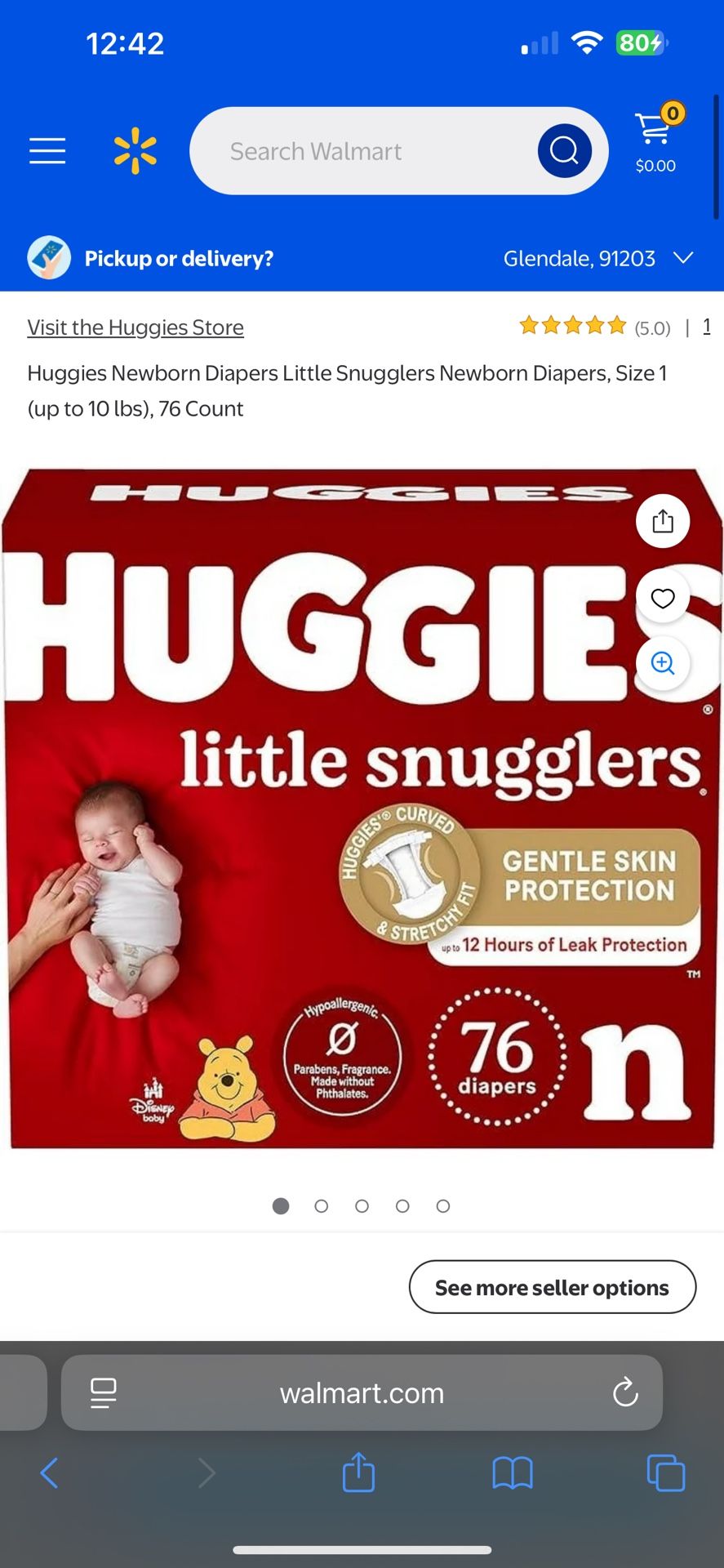 Huggies diaper